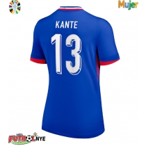 Camiseta Francia Kante #13 Primera Equipación para mujer Eurocopa 2024 manga corta